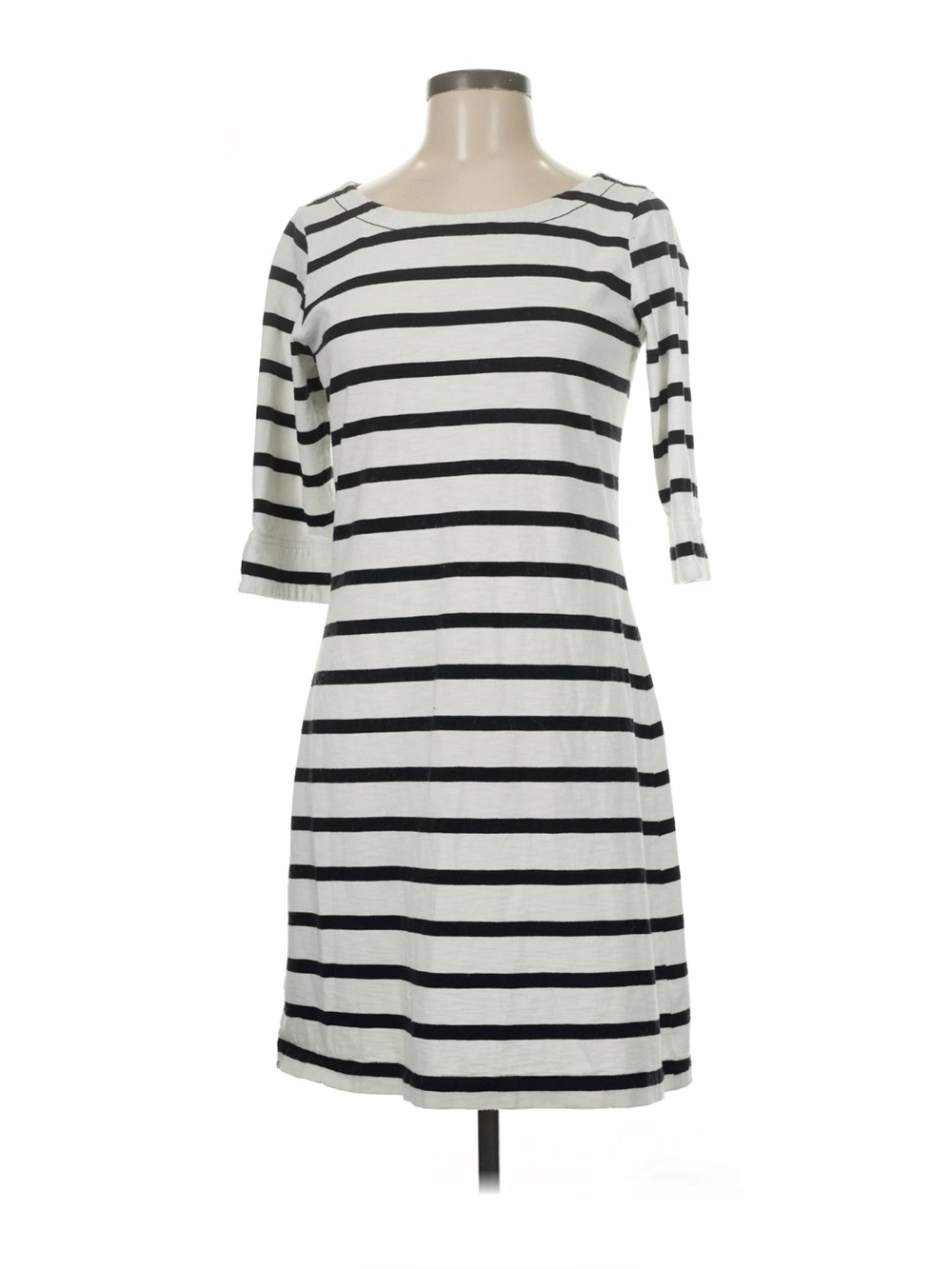 Hatley Black and White Striped Dress